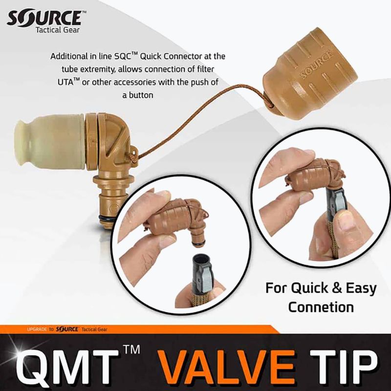 Náustek na hydrovak Source Tactical Helix Valve coyote 3