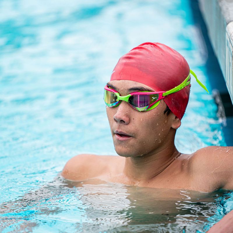 Plavecké brýle FINIS Hayden orange mirror 2