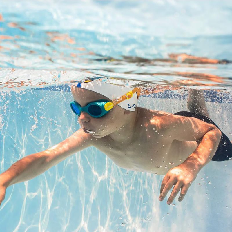 Dětské plavecké brýle Finis H3 Goggle teal/orange 4