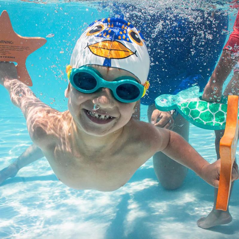 Dětské plavecké brýle Finis H3 Goggle teal/orange 5