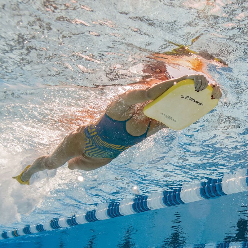 Dětská plavecká deska FINIS Foam Kickboard Jr žlutá 1.05.035.48 6