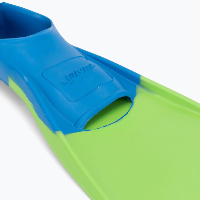 Ploutve na plavání FINIS Long Floating Fins blue/green 5