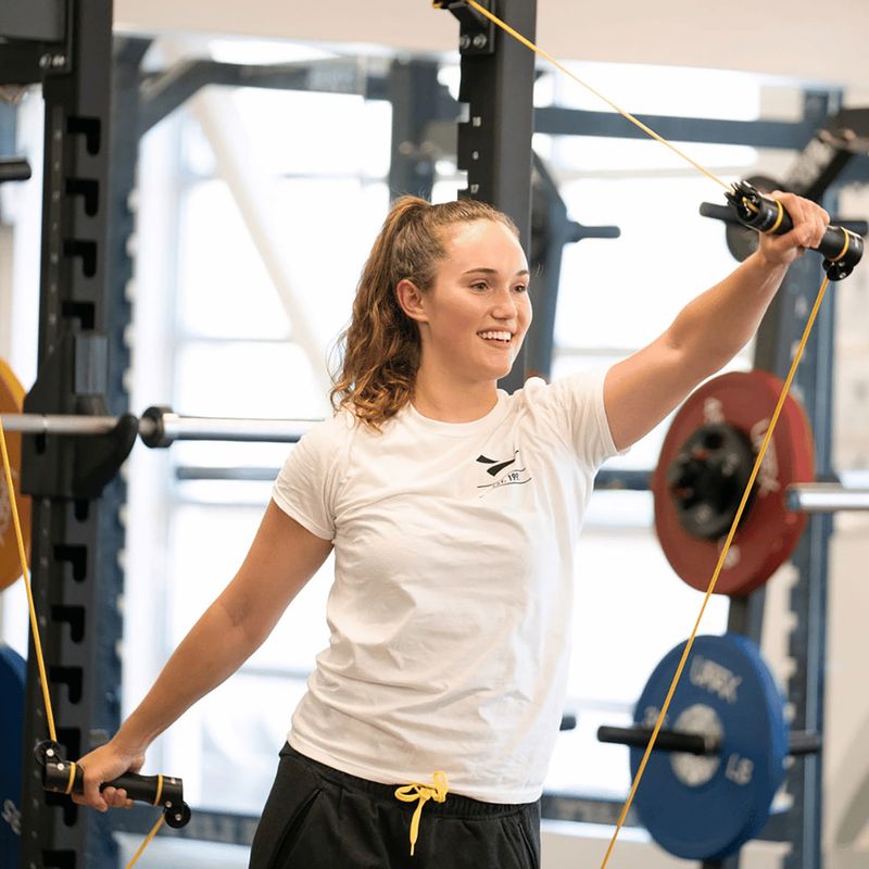 Gumičky pro plavecký výcvik FINIS Slide Dryland Trainer 9mm červene 1.05.095.09 4