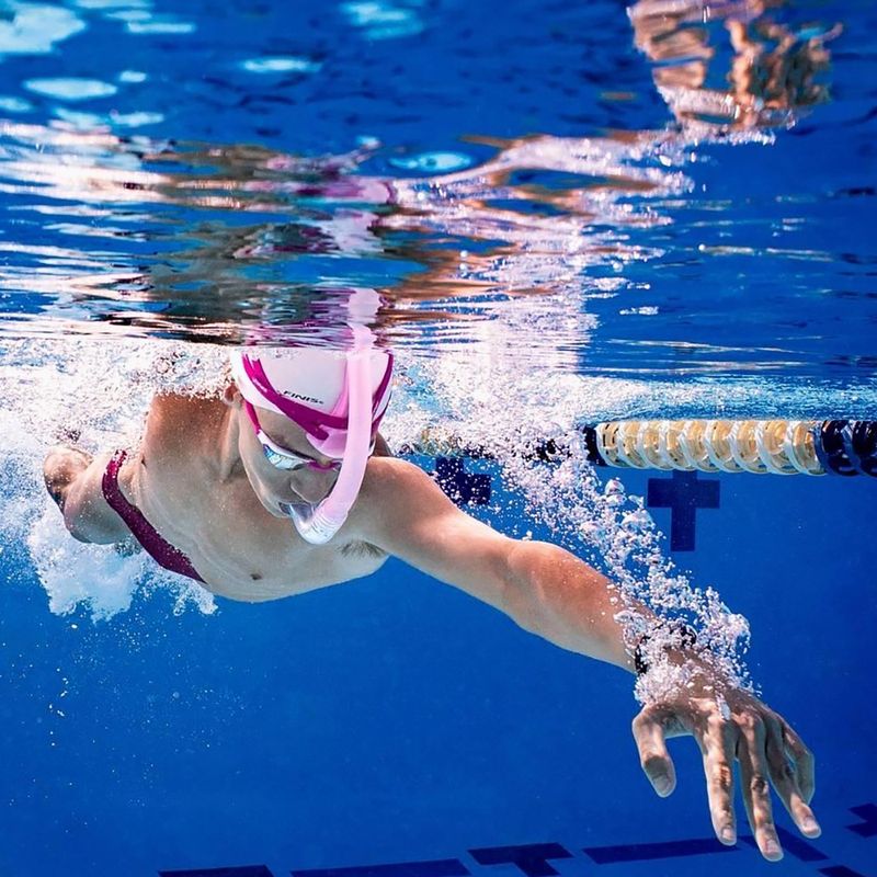 Plavecká šnorchlovací trubice FINIS Stability Snorkel orchid 3