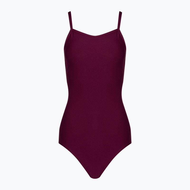 Dámské jednodílné plavky  FINIS Skinback Solid cabernet