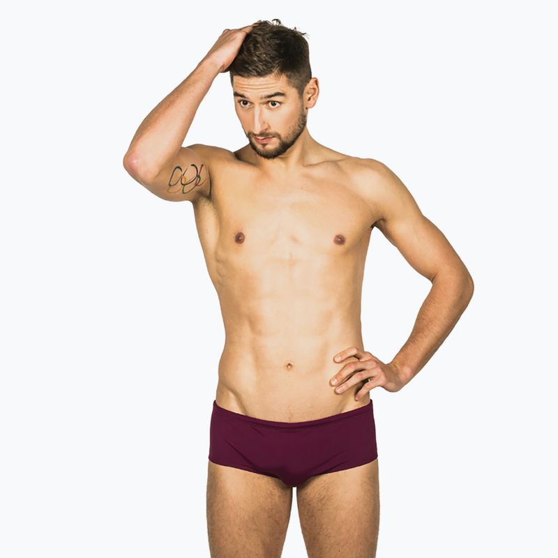Pánské plavky FINIS Aqua Short Solid cabernet 4