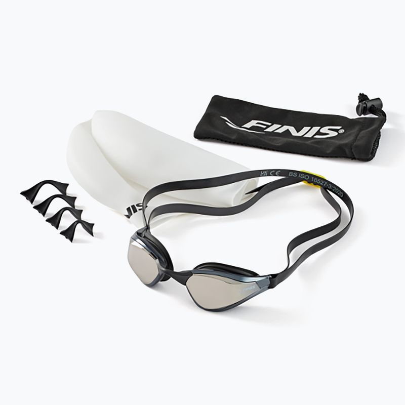 Plavecké brýle FINIS Mach 1 Racing titanium 2