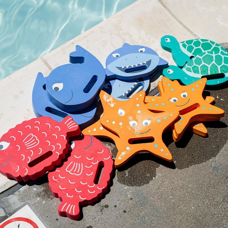 Dětská plavecká deska FINIS Floatie Friends Pufferfish red 2