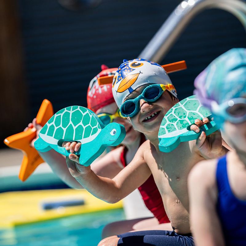 Dětská plavecká deska FINIS Floatie Friends Turtle blue/green 4