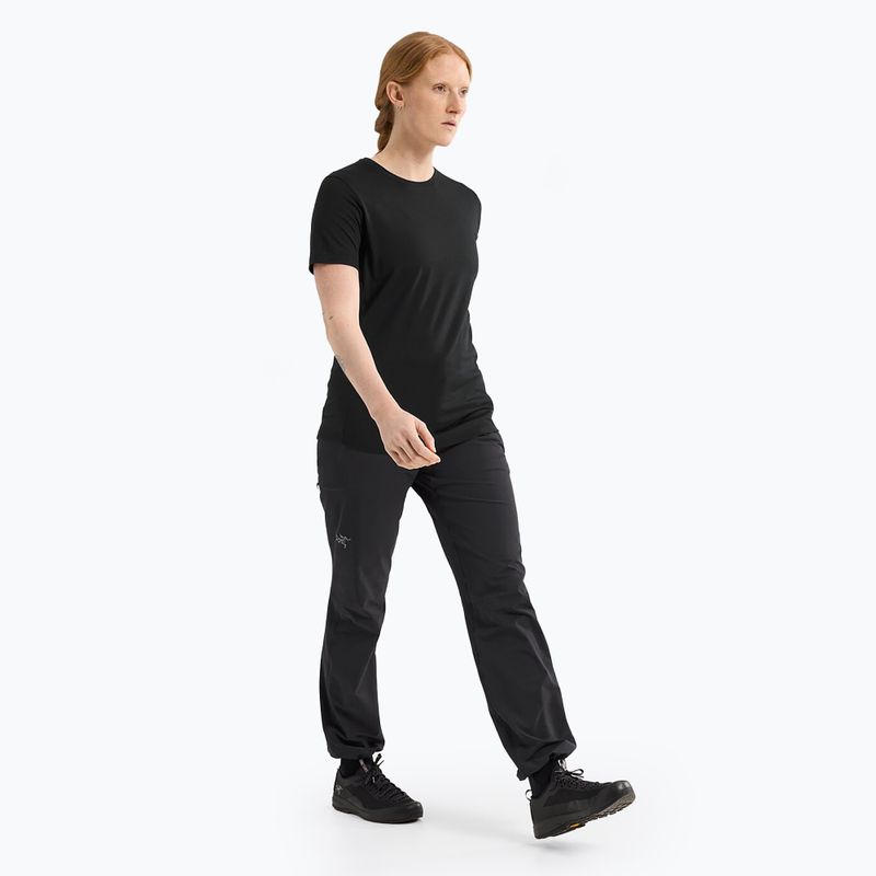 Arcteryx Lana Crew dámské trekové tričko černé X000007443003 2