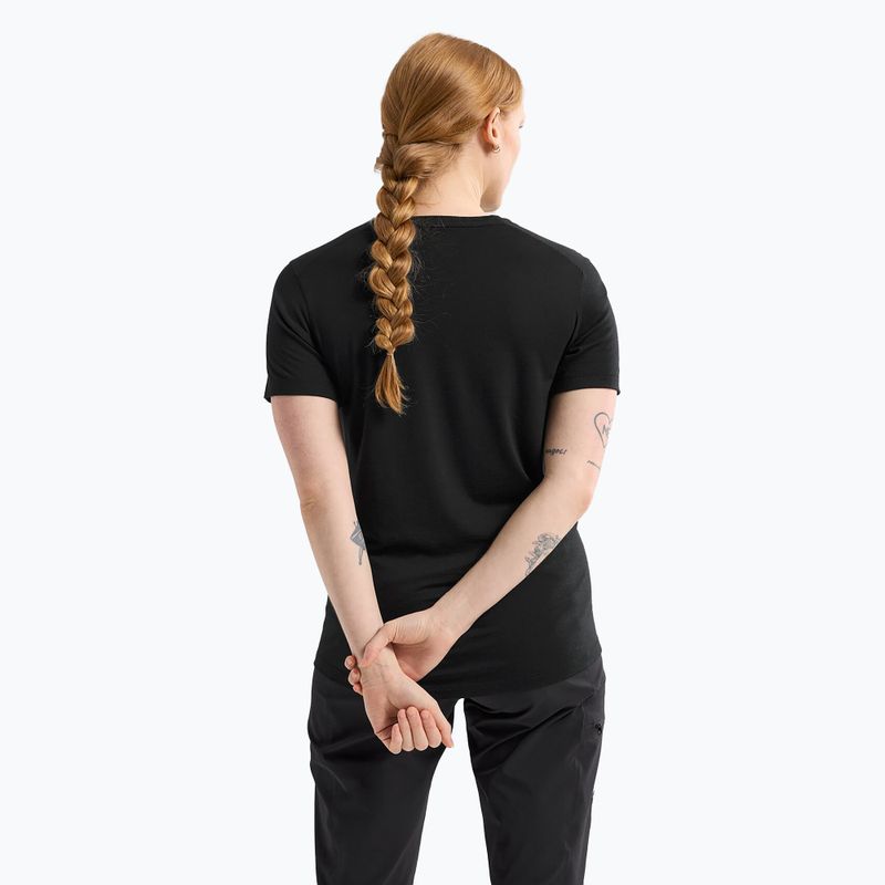 Arcteryx Lana Crew dámské trekové tričko černé X000007443003 3