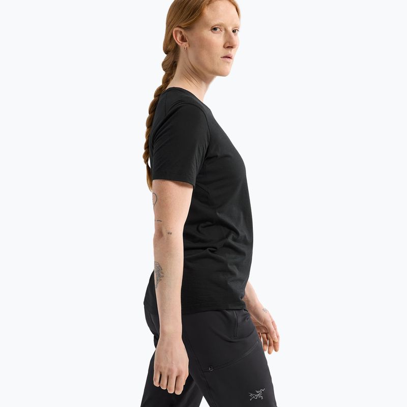 Arcteryx Lana Crew dámské trekové tričko černé X000007443003 4