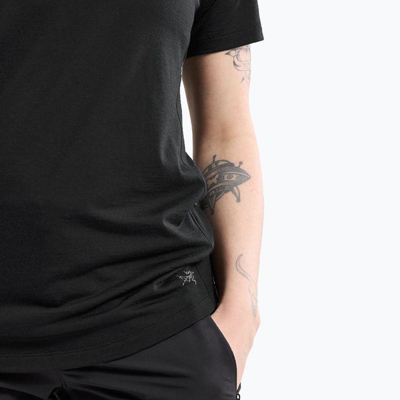 Arcteryx Lana Crew dámské trekové tričko černé X000007443003 5