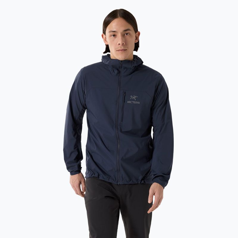 Pánská větrovka Arc'teryx Squamish Hoody black sapphire