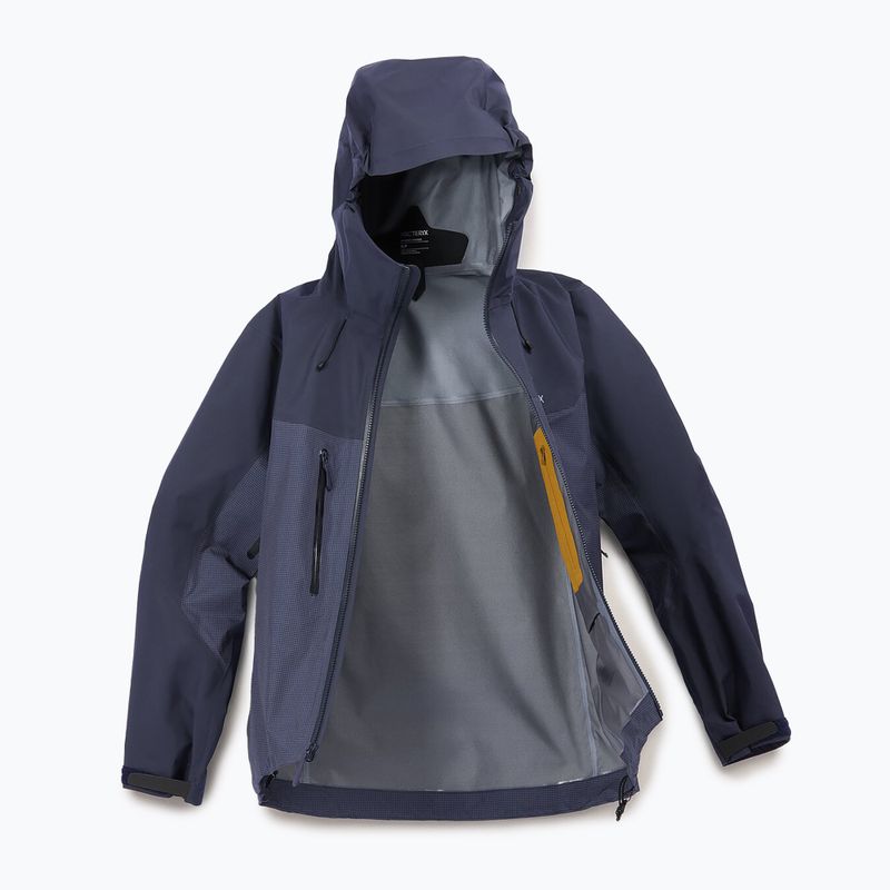 Arcteryx Alpha black sappire dámská bunda do deště 12