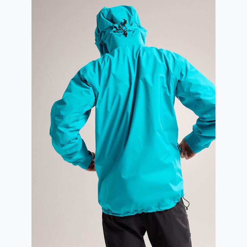 Pánská bunda do deště Arcteryx Beta AR blue tetra 2