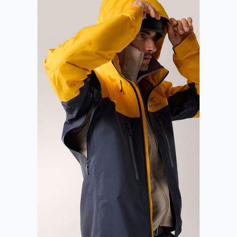 Pánská bunda do deště Arc'teryx Alpha black sapphire/edziza 5