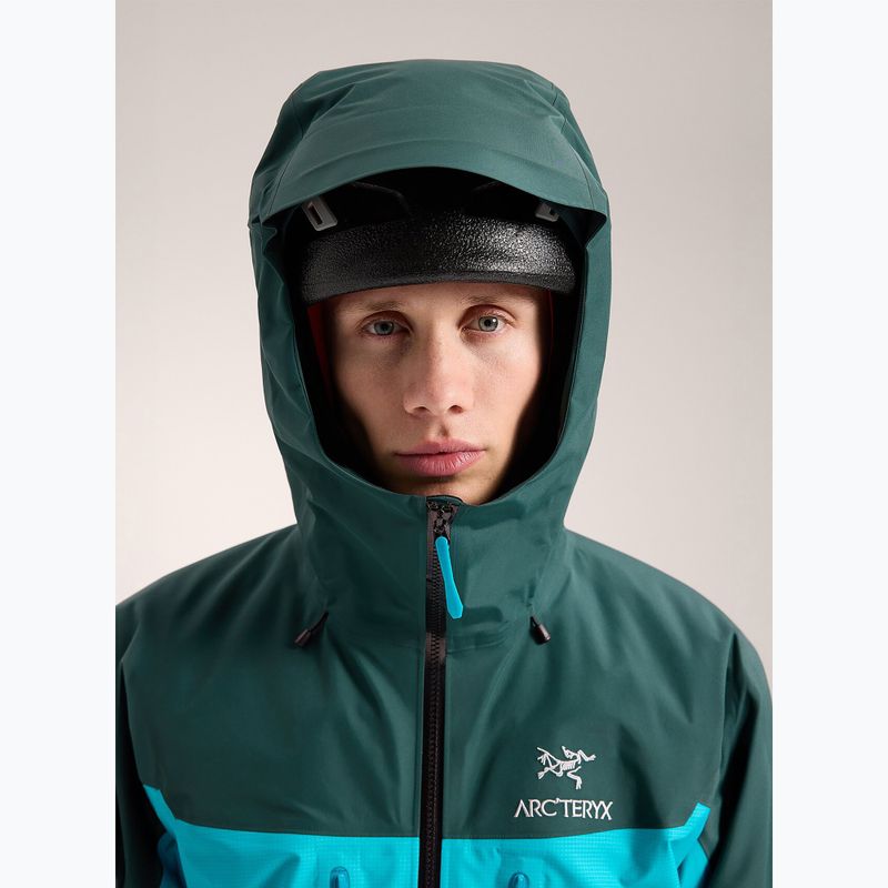Pánská bunda do deště Arcteryx Alpha blue tetra/pytheas 6