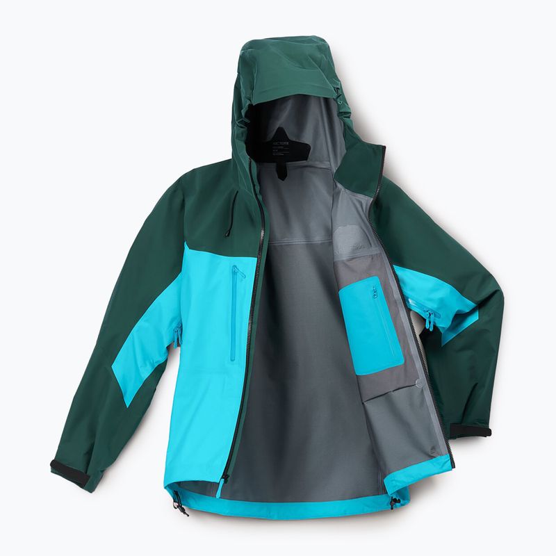 Pánská bunda do deště Arcteryx Alpha blue tetra/pytheas 9