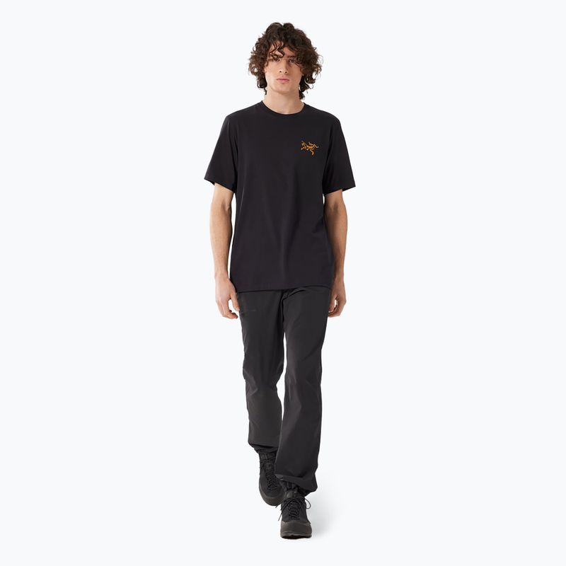 Pánské tričko Arcteryx Arc'Multi Bird Logo černé 2