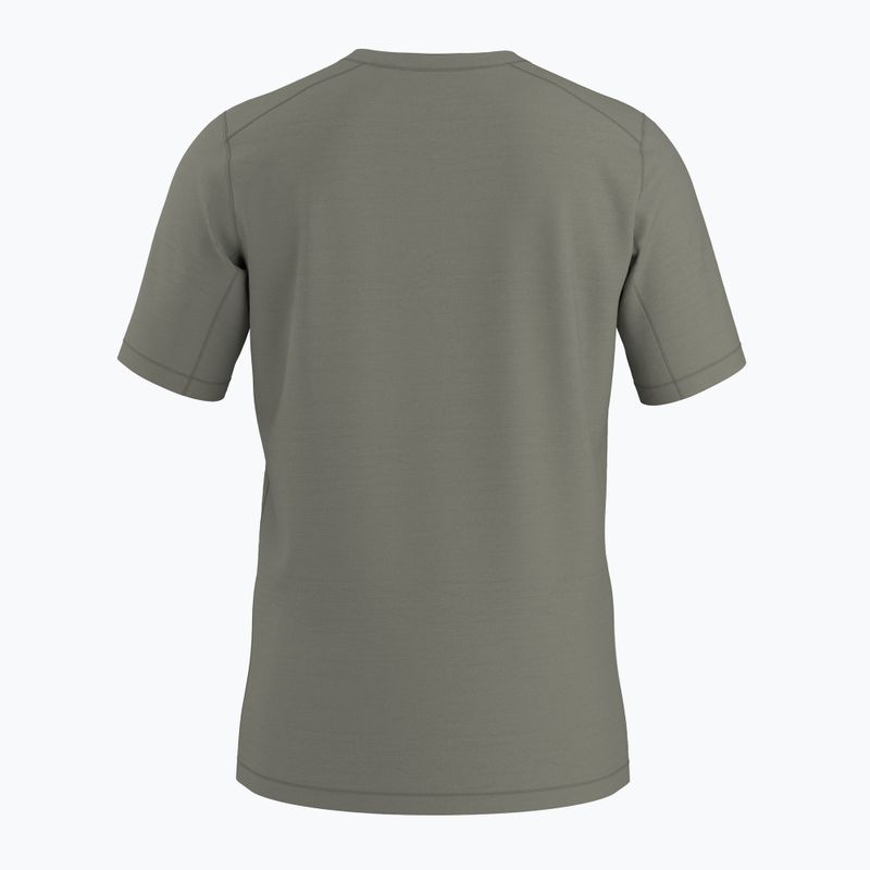 Pánské tričko Arc'teryx Ionia Merino Wool Arc'Word Logo forage 7