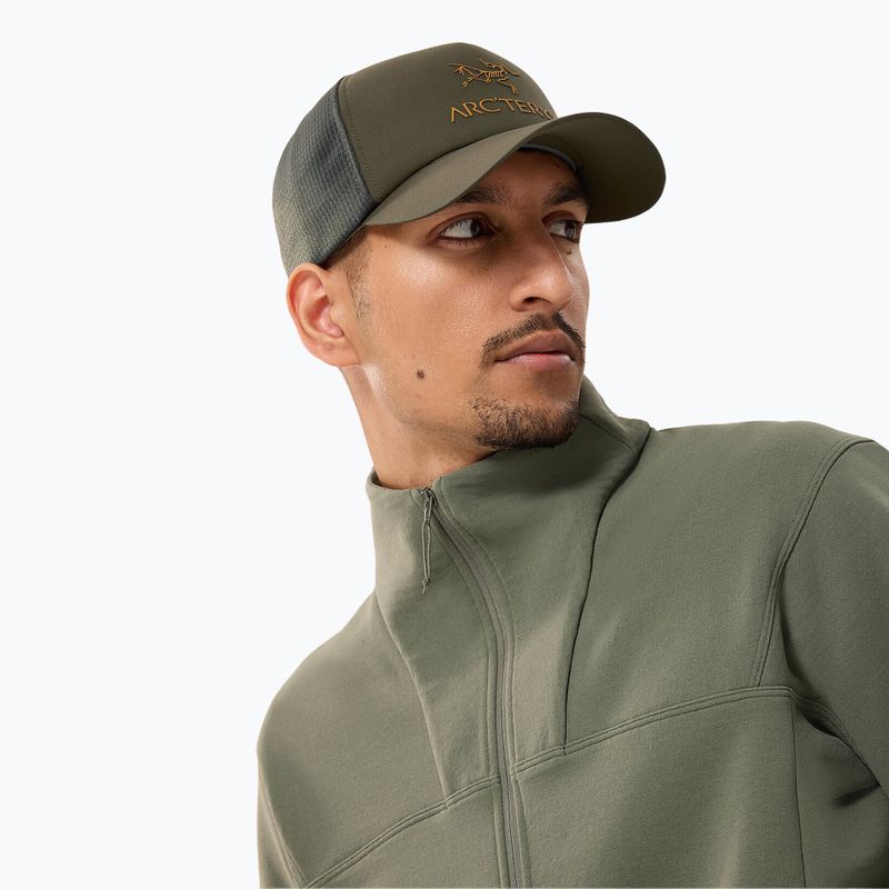 Kšiltovka Arc'teryx Bird Word Trucker Curved tatsu/forage/yukon baseball cap 3