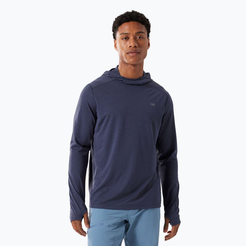 Pánská mikina Arc'teryx Cormac Hoody black sapphire heather