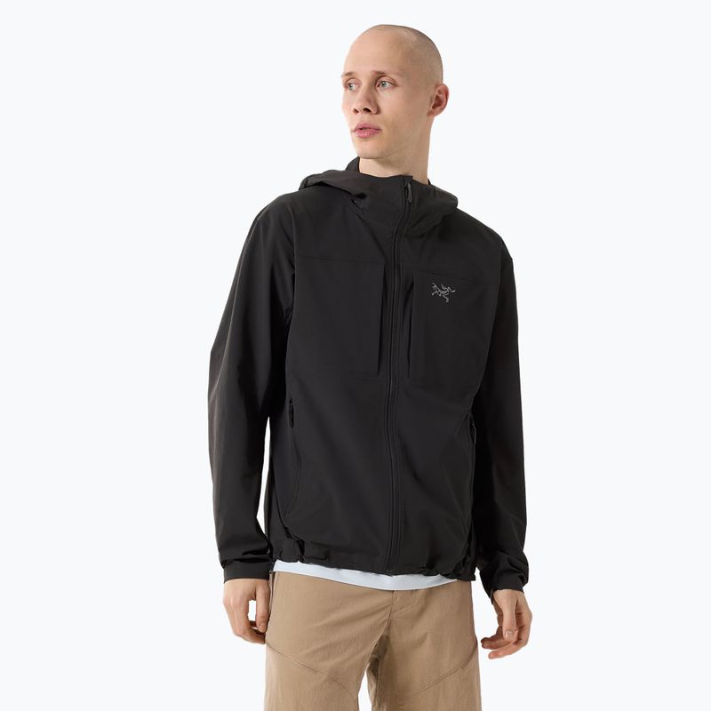 Pánská softshellová bunda Arc'teryx Gamma LT Hoody černá