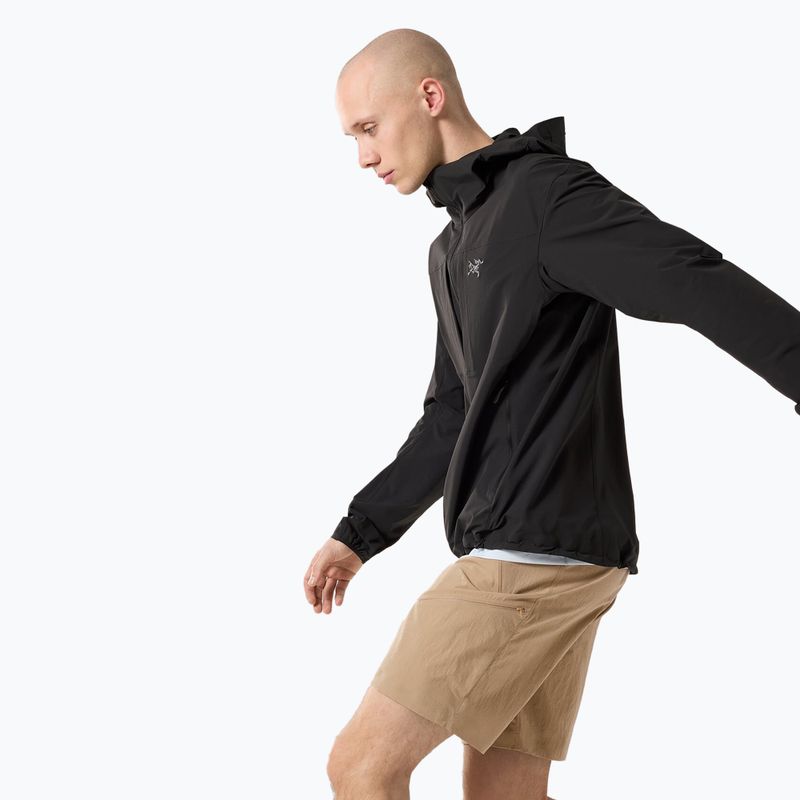 Pánská softshellová bunda Arcteryx Gamma LT Hoody černá 4