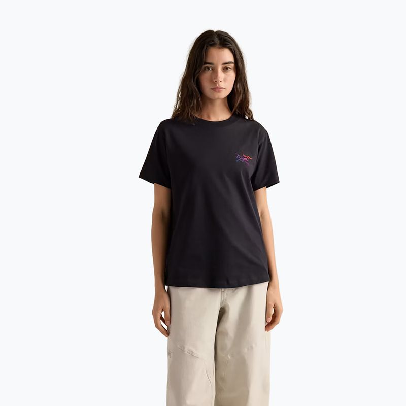Dámské tričko Arcteryx Kragg Cotton Little Bird Crew black/multi