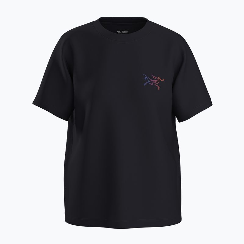 Dámské tričko Arcteryx Kragg Cotton Little Bird Crew black/multi 8