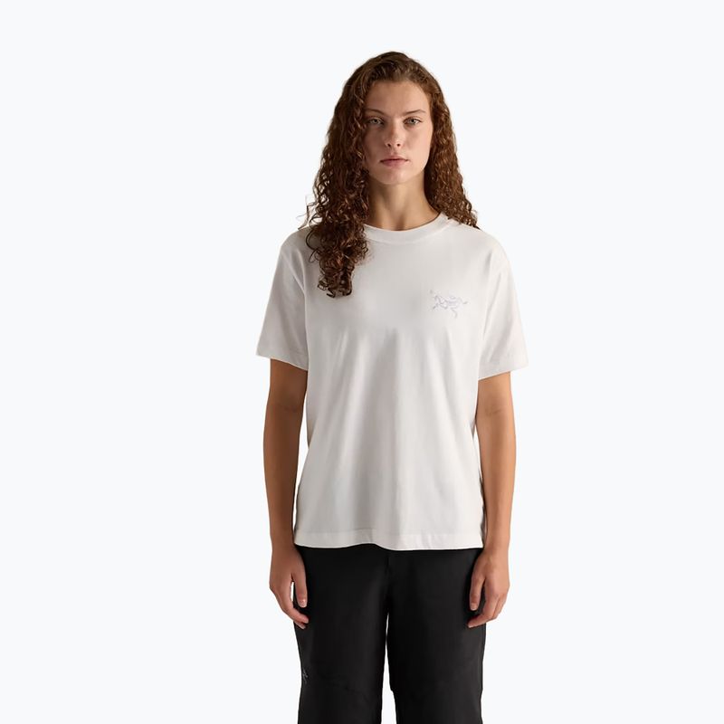 Dámské tričko Arcteryx Kragg Cotton Little Bird Crew white light/white