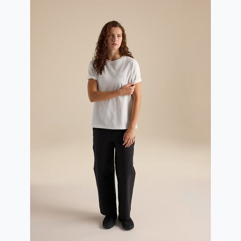 Dámské tričko Arcteryx Kragg Cotton Little Bird Crew white light/white 2