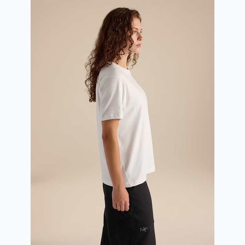Dámské tričko Arcteryx Kragg Cotton Little Bird Crew white light/white 4