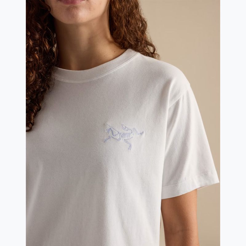 Dámské tričko Arcteryx Kragg Cotton Little Bird Crew white light/white 5
