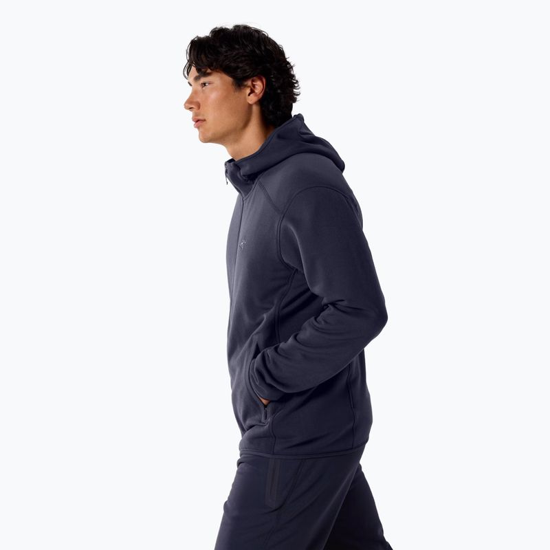 Pánská trekkingová mikina Arc'Teryx Kyanite Hoody black sapphire 3