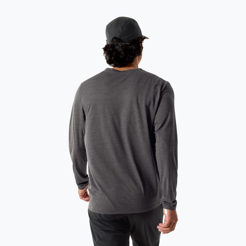 Pánské trekkingové tričko Longsleeve Arc'teryx Cormac Crew black heather 2