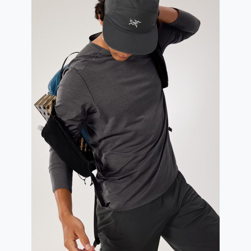 Pánské trekkingové tričko Longsleeve Arc'teryx Cormac Crew black heather 4