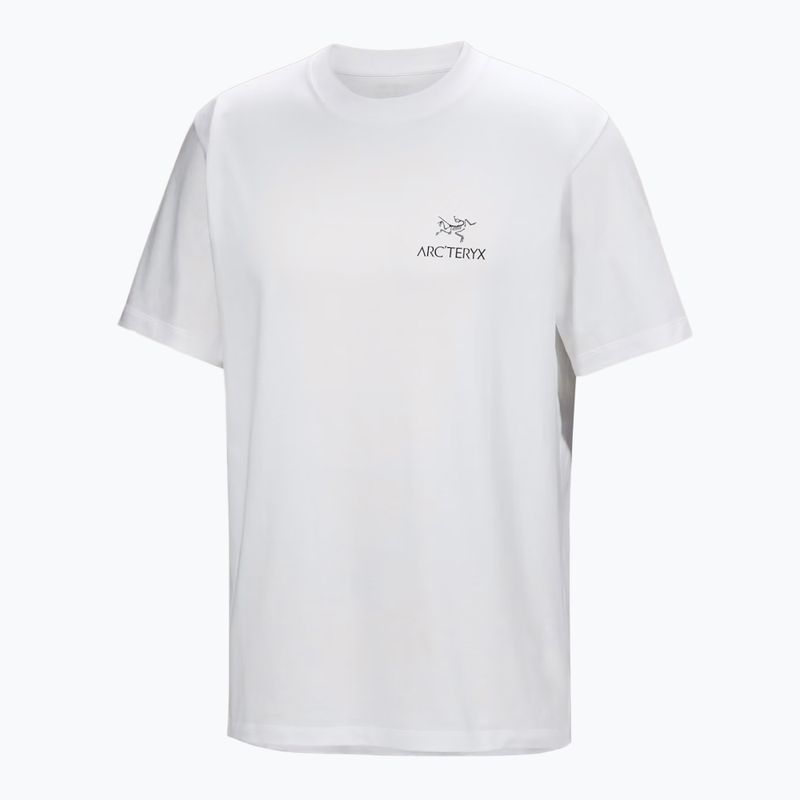 Pánské tričko Arcteryx Kragg Sl Cotton Bird Word white light/black 6