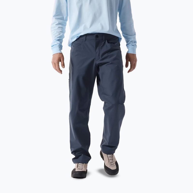 Pánské trekové kalhoty Arcteryx Kragg Cotton black sapphire