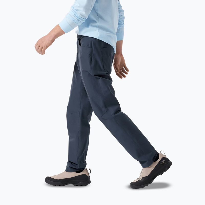 Pánské trekové kalhoty Arcteryx Kragg Cotton black sapphire 4