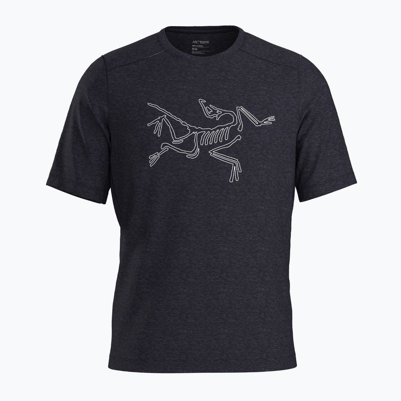Pánské tričko Arc'teryx Cormac Logo SS black heather