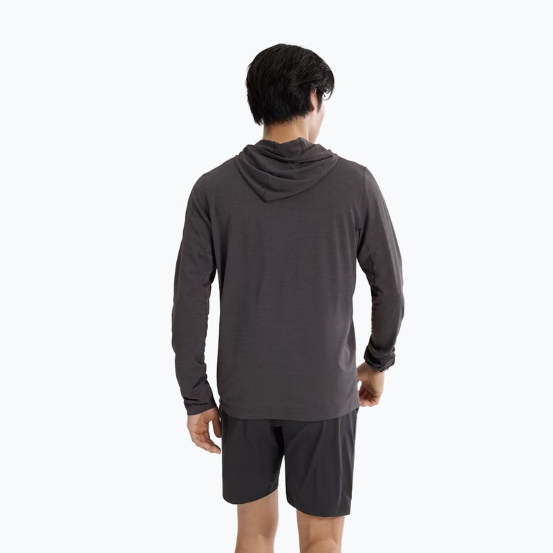 Pánské tričko Longsleeve Arc'teryx Cormac Hoody black heather 2