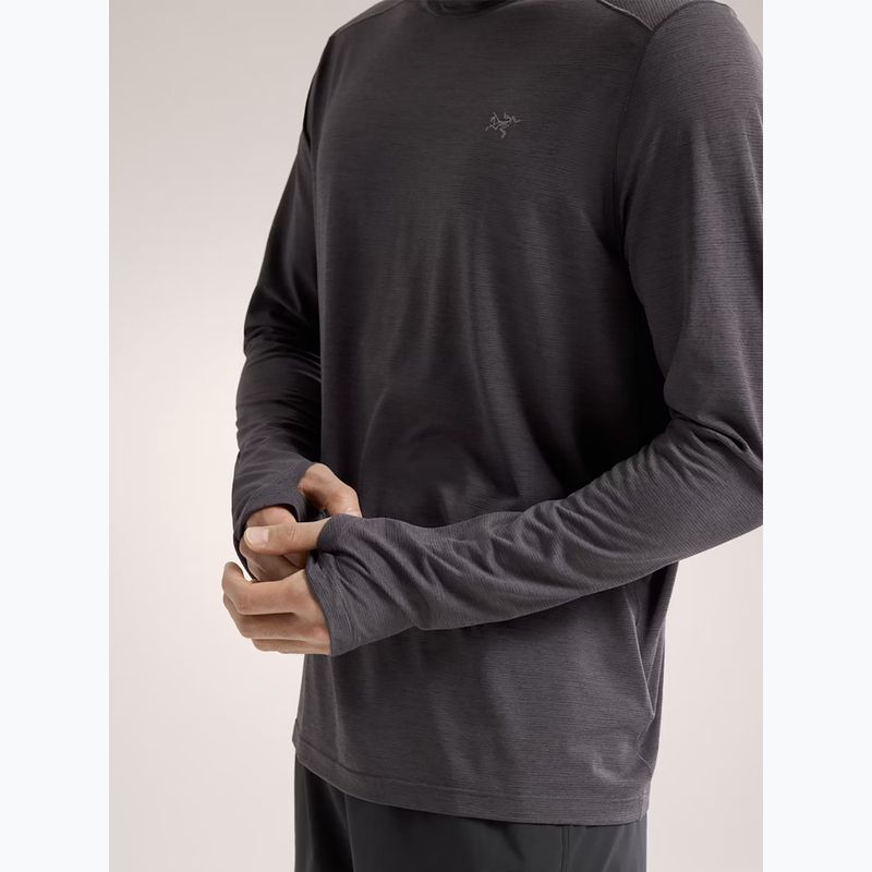 Pánské tričko Longsleeve Arc'teryx Cormac Hoody black heather 4