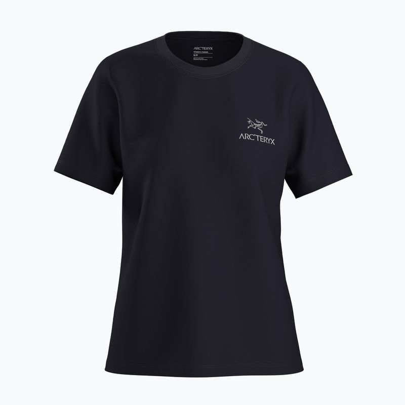 Dámské tričko Arc'teryx Kragg Sl Cotton Emblem Crew black