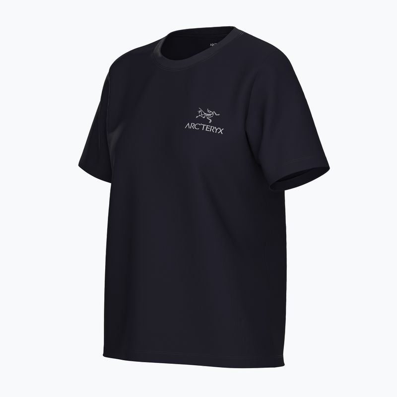 Dámské tričko Arcteryx Kragg Sl Cotton Emblem Crew black 3