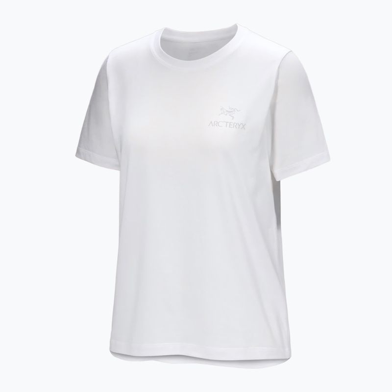 Dámské tričko Arc'teryx Kragg Sl Cotton Emblem Crew white light 6