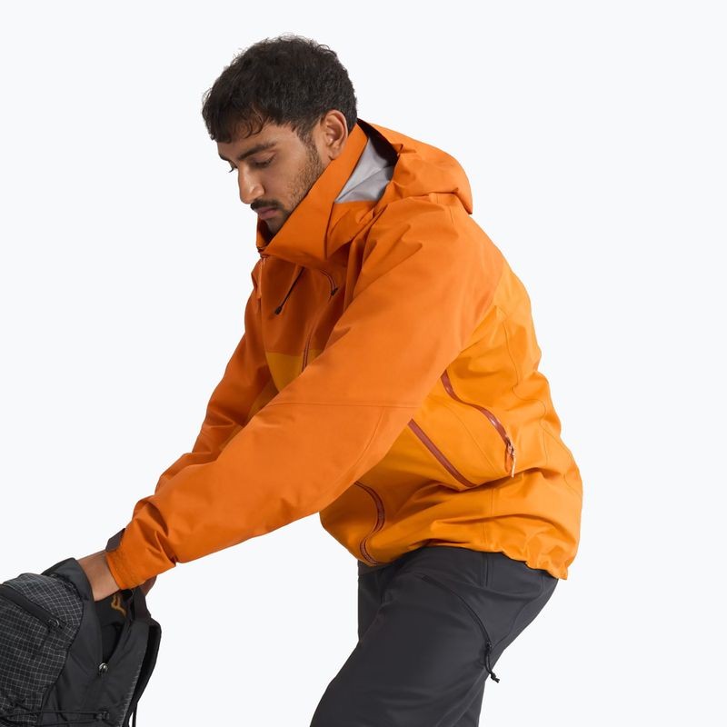 Pánská nepromokavá bunda Arc'teryx Beta AR copper sky/blaze 5