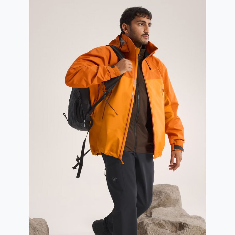 Pánská nepromokavá bunda Arcteryx Beta AR copper sky/blaze 9