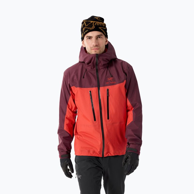 Pánská nepromokavá bunda Arc'teryx Alpha mars/dynasty